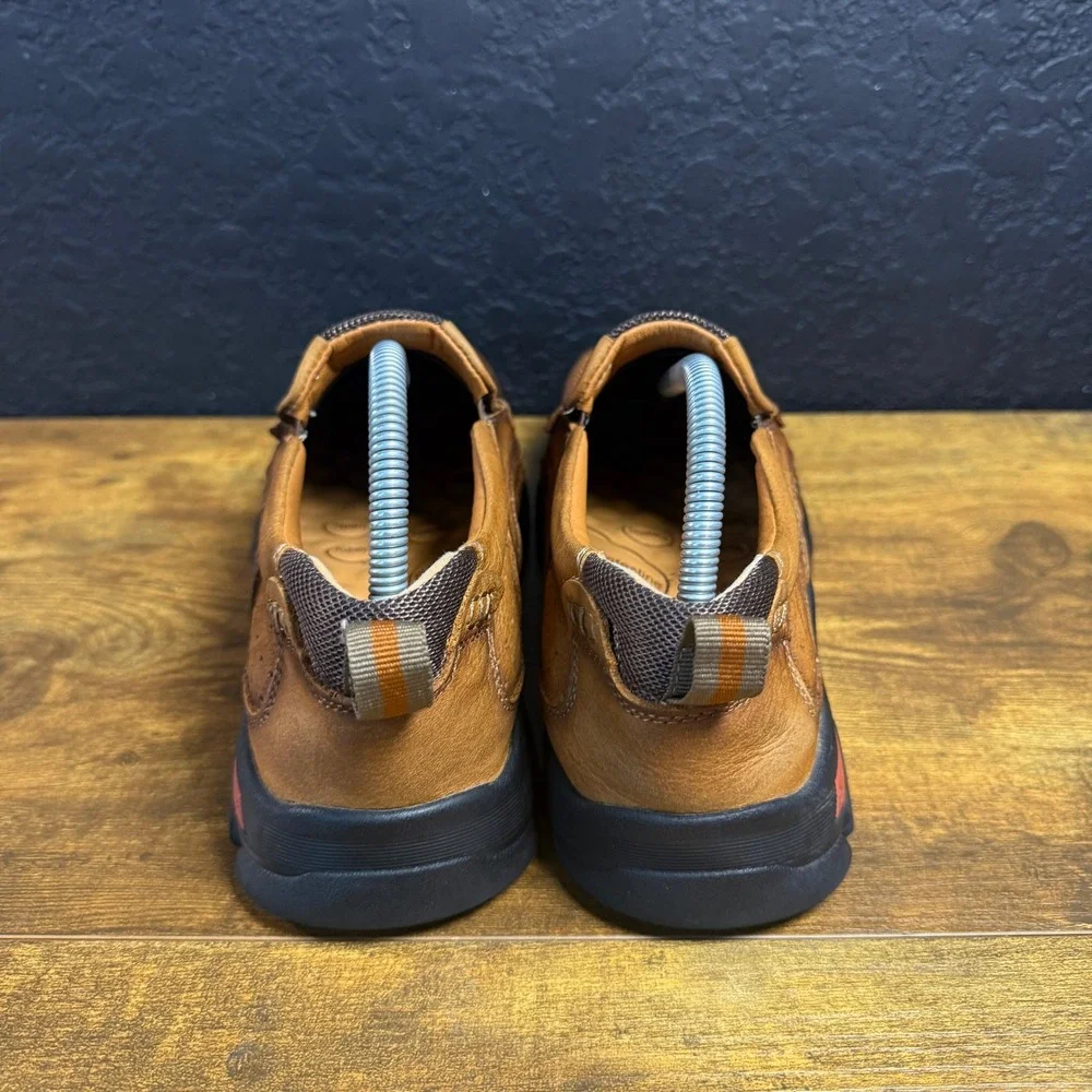 Mostelo 3237 Brown Leather Outdoor Slip On Loafers Mens Size 8‎ EU 41